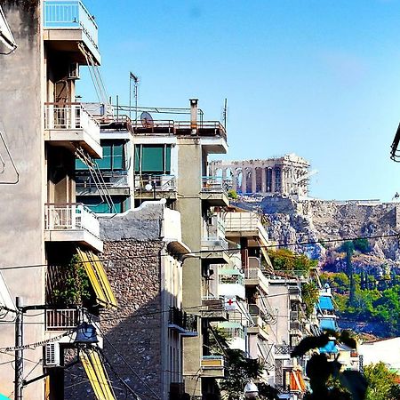 Urban Art Experience With Acropolis View Daire Atina Dış mekan fotoğraf